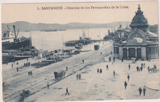 1. Santander. Estación de los Ferrocarriles de la costa. Sin Usar