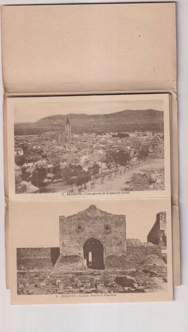 Sagunto.- Libro de 10 Postales (14x8 c) sin usar