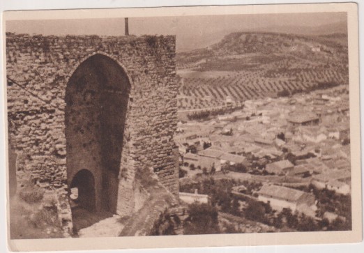 3 Alcalá la Real (jaén) .- Arco de entrada a la fortaleza de la Mota. Sin Usar