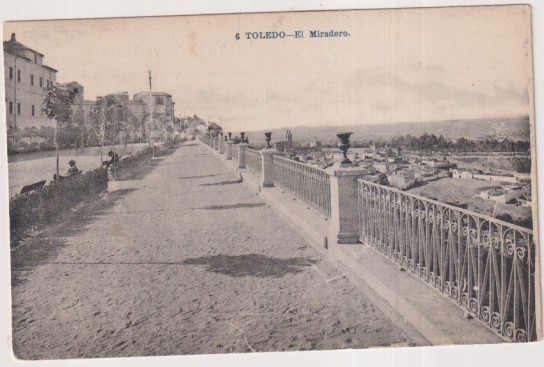 6 Toledo.- El Miradero. Foto Lacoste. Sin usar