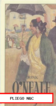 Drink O´ Neale. Postal Moderna de un cartel de 1901