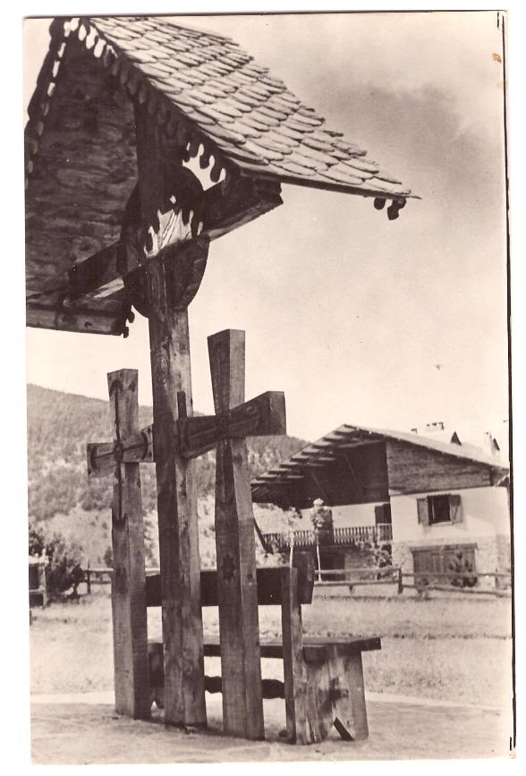 La Molina. Santo Cristo de Font Canaleta. Campaña nº 118. Fechado en 1953. Destino: Sans
