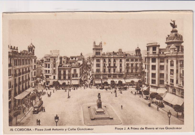Córdoba. Plaza José Antonio y Calle Gondomar. L. Roisin Fot. 194?