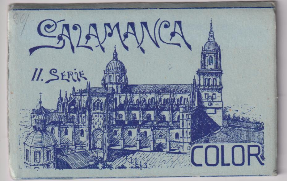 Salamanca.- Carpeta de 10 postales en acordeón. Años 40