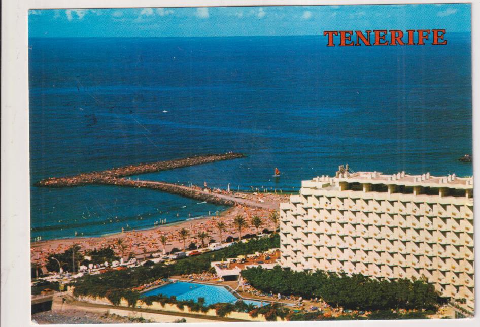 Tenerife. playa de las Américas. Franqueado y fechado en 1981