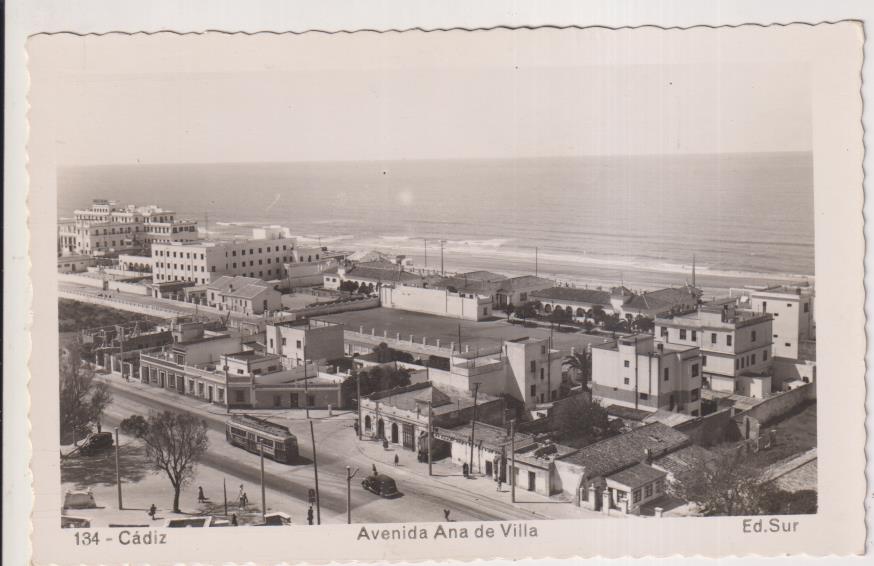 Cádiz. Avenida Ana de Villa. Ed. Sur 134. Fechada en octubre de 1953