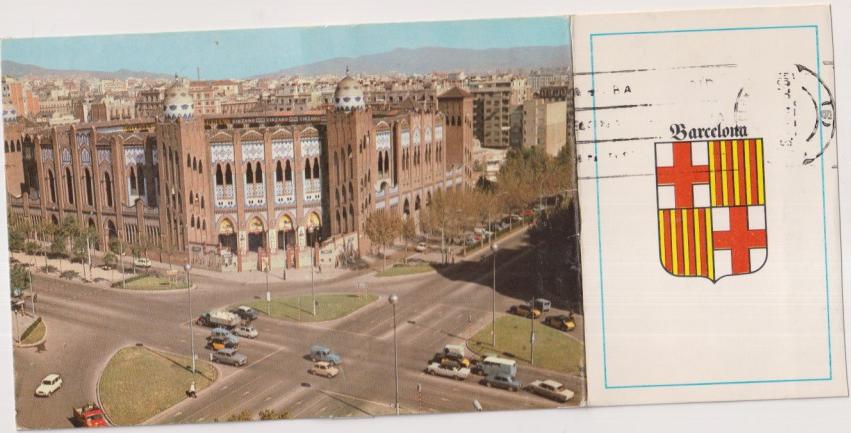 Postal (22x10,5 cm.) Franqueado y fechado el 11 Oct. 1973