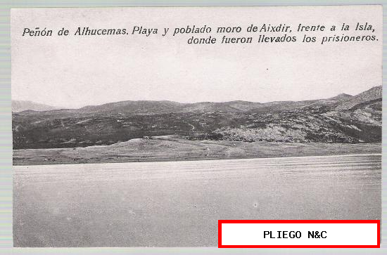 Peñón de Alhucemas-Playa y poblado moro de Aixdir