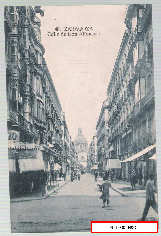 Zaragoza nº 48. Calle de don Alfonso I