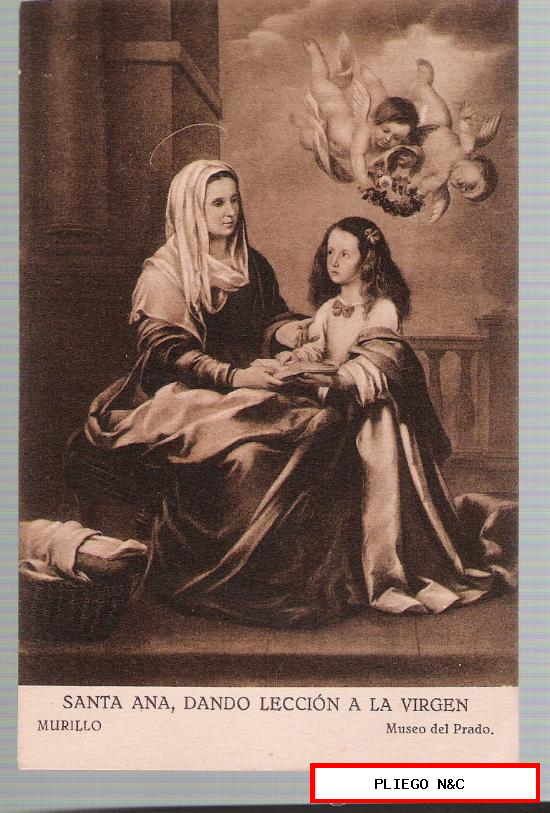 Santa Ana, dando lección a la virgen-Murillo. Museo del Prado