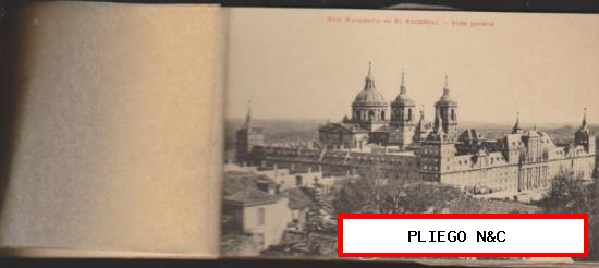 El Real Monasterio de El Escorial. Álbum con 20 postales. Edic. Mora y Hermano