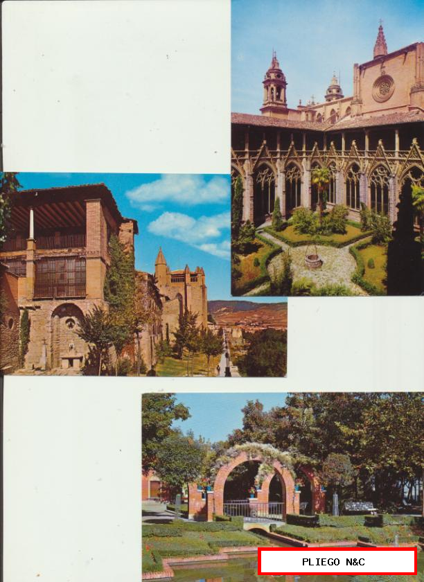 Pamplona. Lote de 3 postales. Años 60