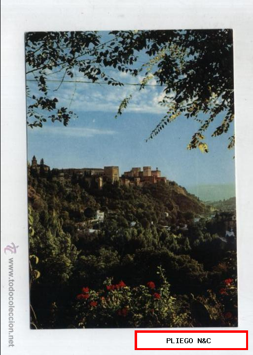 Granada-Alhambra. Franqueado y fechado en Huétor Santillán