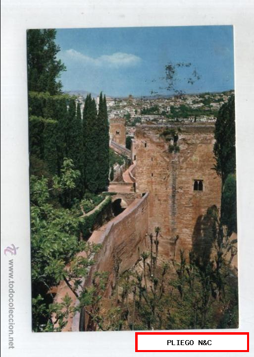 Granada-Alhambra. Franqueado y fechado en Huétor Santillán en 1966