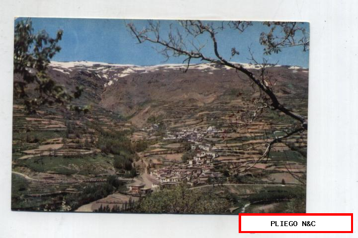 Trévelez. Alpujarra Granadina. El pueblo más alto de España. Franqueado y fechado en Huétor-Santillá
