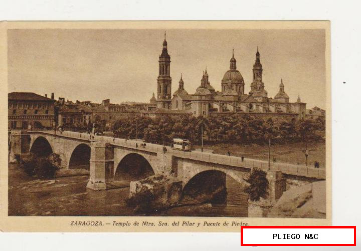 Zaragoza-Templo de Ntra. Sra. del Pilar y Puente de Piedra