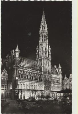 Foto-Postal Bruxelles. Hôtel de Ville