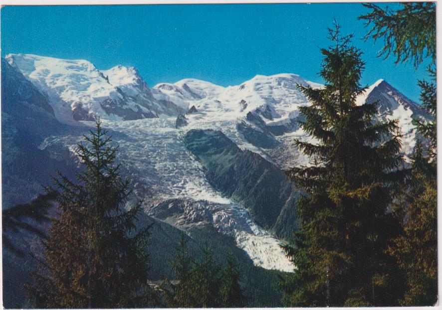 Chamonix. Mont Blanc y el Glaciar. Fechada en 1983