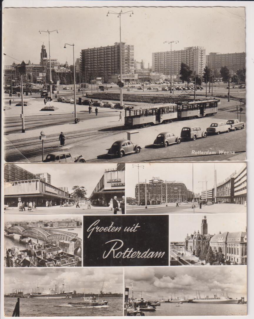2 Foto-Postales.- Vistas de Viena. Franqueadas y fechadas en 1962. Destino: España