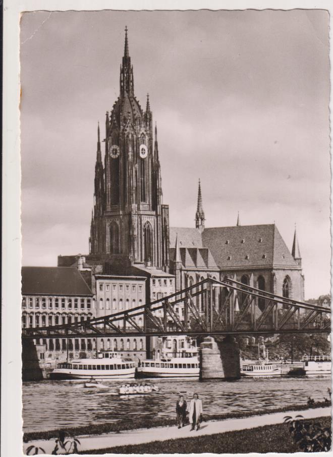 Alemania. Foto-Postal. Frankfurt am Main. Años 50
