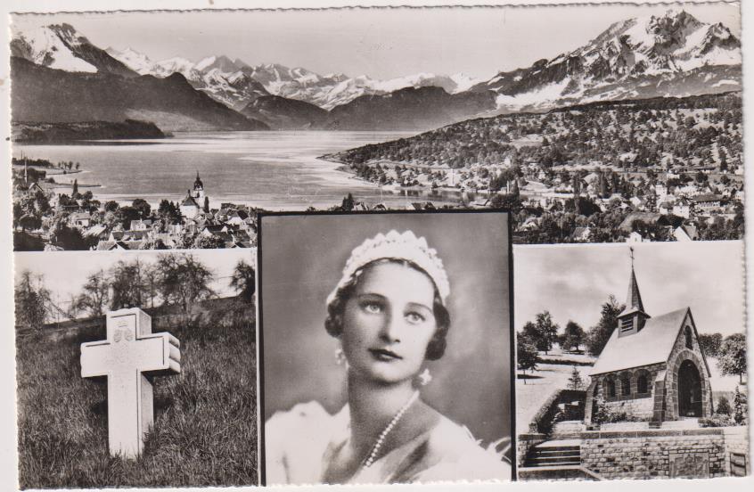 Suiza. Kusnacht A. Rigi. Capilla Conmemorativa de la Reina Astrid de Bélgica. 1955