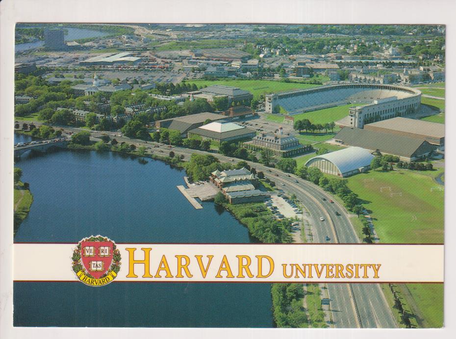 Harvard University. Franqueado y fechado en 1990. Destino: Madrid