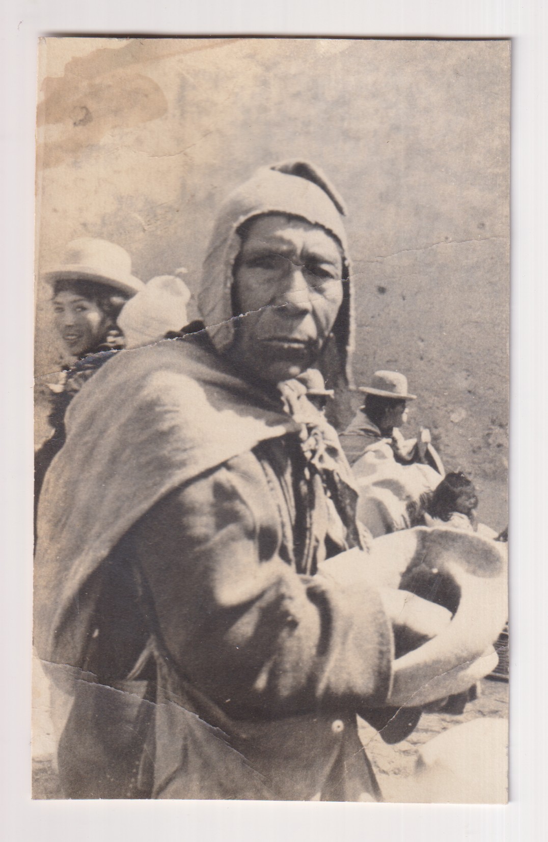 Foto Postal. Personaje Boliviano