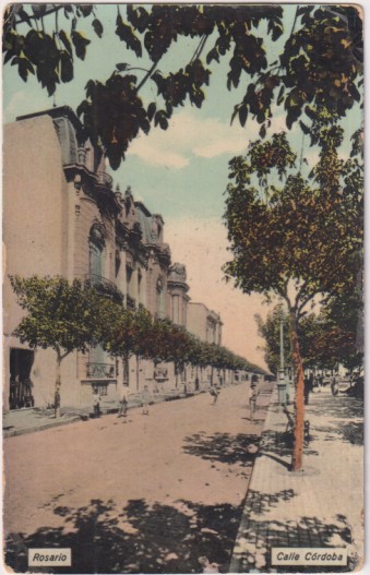 Argentina. Rosario. Calle Córdoba. sin usar