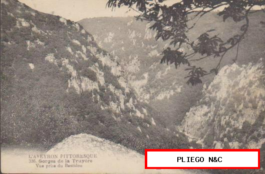 L´Aveiron Pittoresque. Franqueado en Aveyron en 1925
