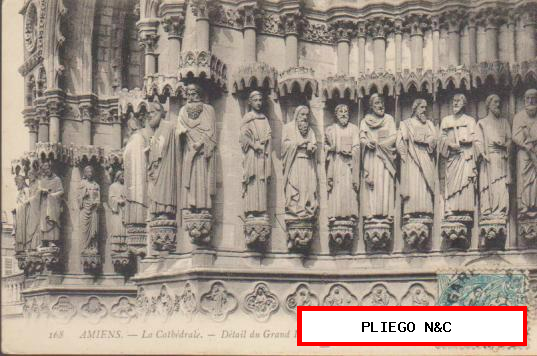 Amiens-Cathedrale. Franqueado en 1907