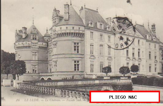 Le Lude-Le Chateau. Franqueado en 1910