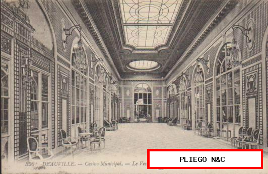 Deauville-Casino Municipal. Franqueado en 1928