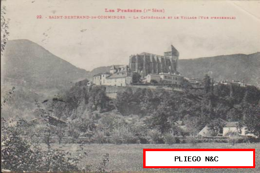 Saint Bertrand-de Comminges. Franqueado en 1917