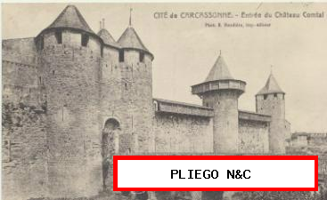 Cité de Carcassonne-Entrée du Chateau Comtal