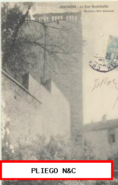 Chamon-La Tour hautefeuille. Franqueado y fechado en 1906