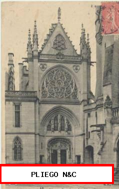 PierrefonD-La Chapelle. Franqueado y fechado en 1906