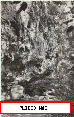 Les Grottes d´Arcy-Franqueado y fechado en 1954