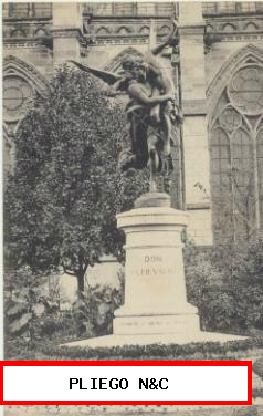 Chalons sur Marne-Monument Gloria. Franqueado y fechado en 1907