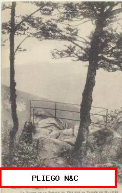 Les Hautes Vosges-Géradmer. Franqueado y fechado en 1904