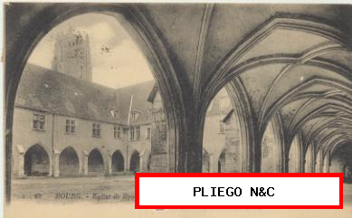 Bourg-Eglise de Brou. Franqueado y fechado en 1926