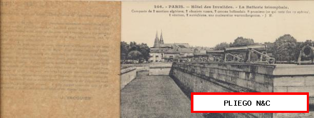 Paris-L´Hotel des Invalides. Libro con 20 Postales. Principios siglo XX