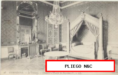 Compiegne-Lechâteau. Chambre a coucher de Napoleón Ier. Franqueado en 1906