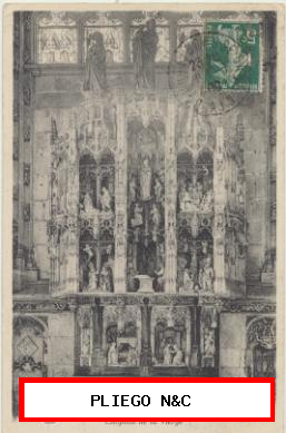 âglise de Brou-Chapelle de la Vierge. Franqueado y fechado en 1909