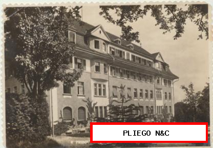 Fribourg. Ecole superieure de Commerce. franqueado y fechado en 1955
