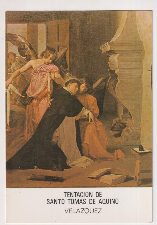 Tentación de Santo Tomás de Aquino. Velázquez.. Orihuela. Santa Iglesia Catedral