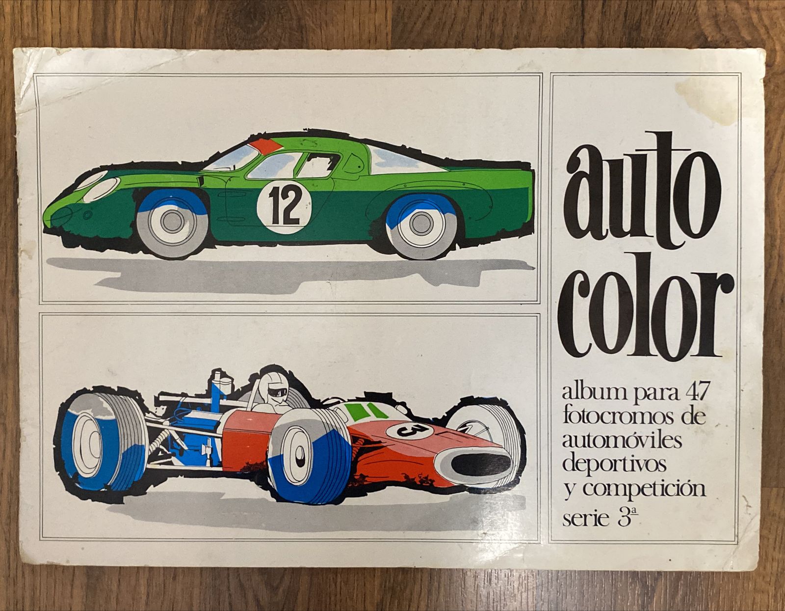 Auto Color. Álbum de Automóviles Deportivos. Serie 3ª. Faltan 22 cromos de 47