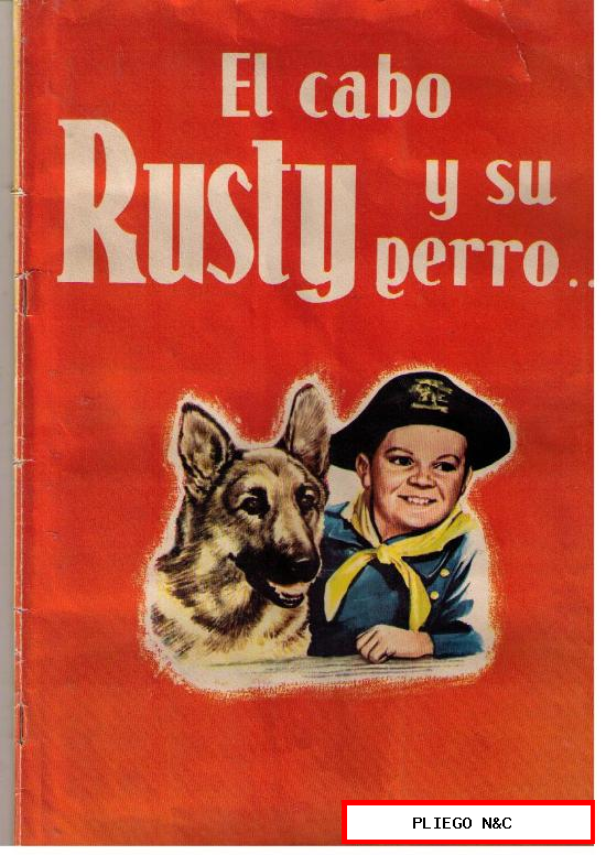 El Cabo Rusty y su perro. Fher 1962. Falta un solo cromos de los 228 que consta. RARO