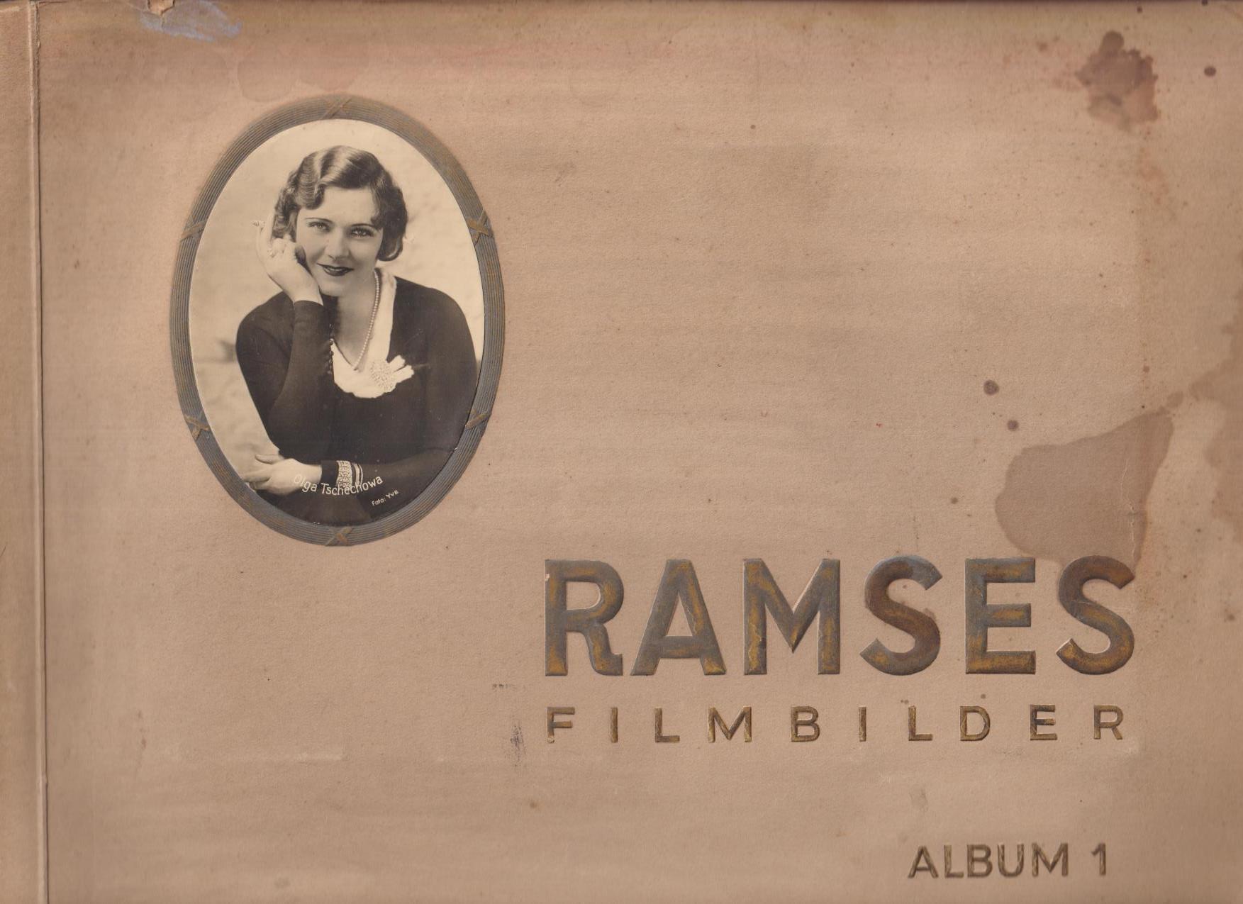 Ramses filmbilder 1. Album de cromos de Artistas de cine. 1930. Completo. 232 cromos + 4 láminas-