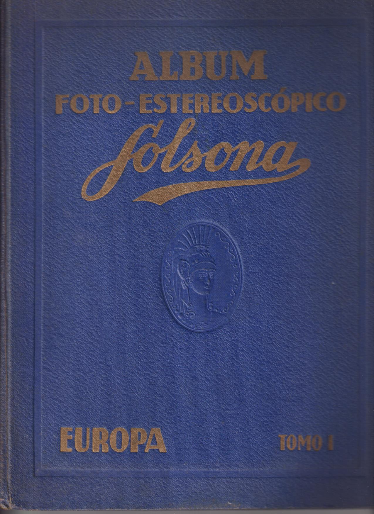 Álbum foto-estereoscópico Solsona. Años 30.  Contiene 57 foto-estereoscópico