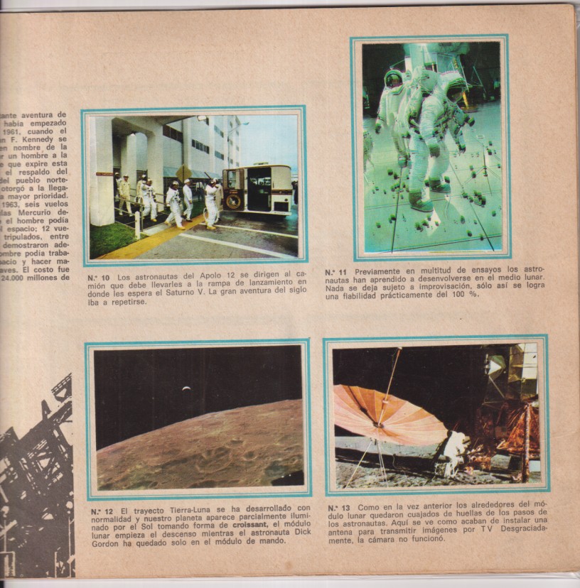 Homenaje a la conquista del Espacio, Completo 82 cromos. Cervezas Damm 1970